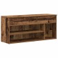 Πάγκος παπουτσιών vidaXL Παλαιό ξύλο 102x30,5x45 cm Ξύλο μηχανής