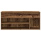 Πάγκος παπουτσιών vidaXL Παλαιό ξύλο 102x30,5x45 cm Ξύλο μηχανής