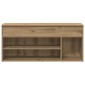 Πάγκος παπουτσιών vidaXL Artisan Oak 102x30,5x45cm Κατασκευασμένο ξύλο
