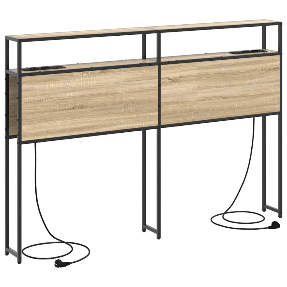 vidaXL Κεφαλάρι Αποθήκης με ράφι Sonoma Δρυς 150 cm Επεξεργασμένο ξύλο