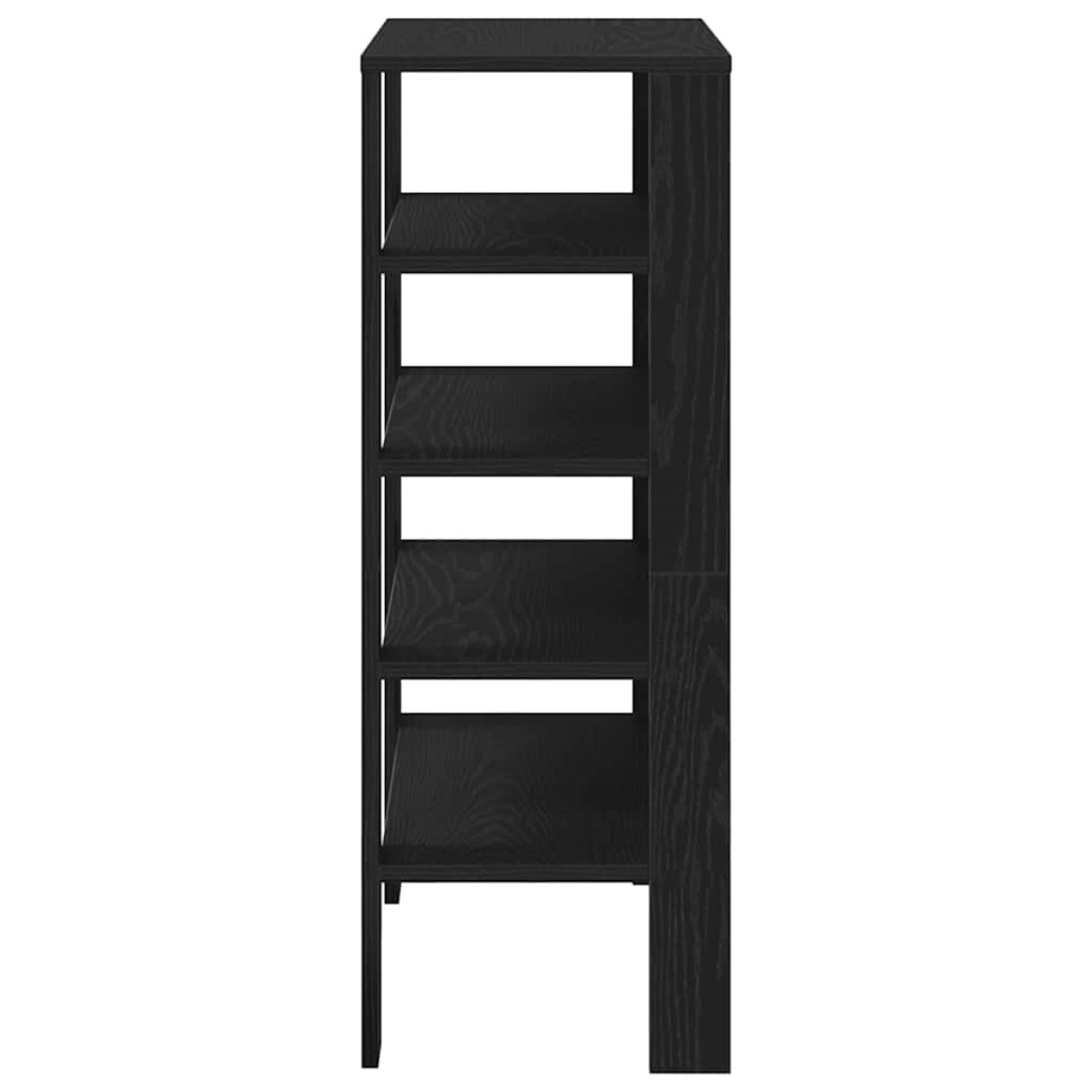 Ράφι παπουτσιών vidaXL Μαύρο 61x32x87,5 cm Κατασκευασμένο ξύλο