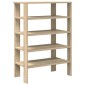 Ράφι παπουτσιών vidaXL Sonoma Oak 61x32x87,5 cm Κατασκευασμένο ξύλο