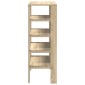 Ράφι παπουτσιών vidaXL Sonoma Oak 61x32x87,5 cm Κατασκευασμένο ξύλο