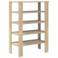 Ράφι παπουτσιών vidaXL Sonoma Oak 61x32x87,5 cm Κατασκευασμένο ξύλο