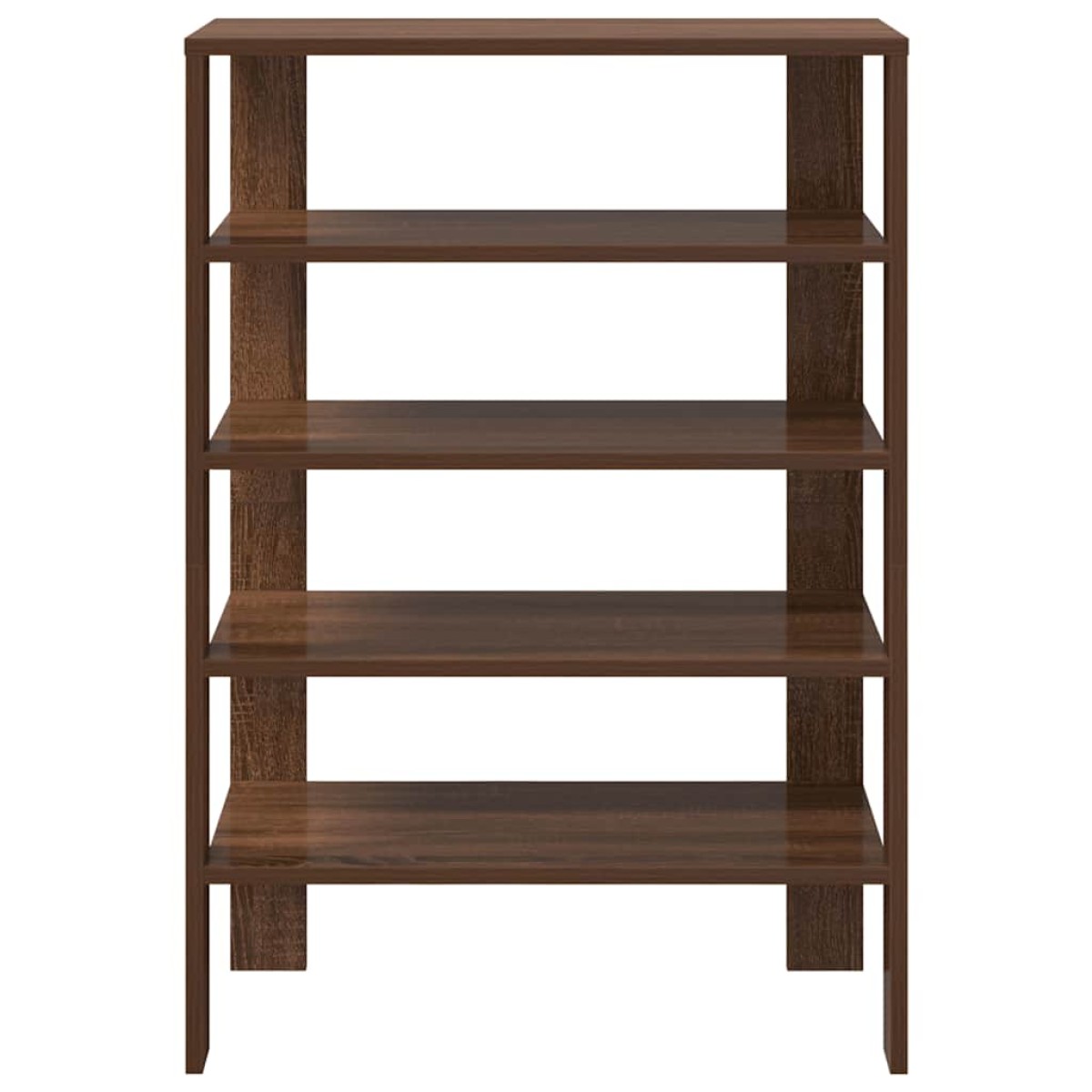 vidaXL Ράφι παπουτσιών καφέ δρυς 61x32x87,5 cm Κατασκευασμένο ξύλο