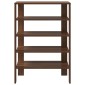 vidaXL Ράφι παπουτσιών καφέ δρυς 61x32x87,5 cm Κατασκευασμένο ξύλο
