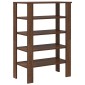 vidaXL Ράφι παπουτσιών καφέ δρυς 61x32x87,5 cm Κατασκευασμένο ξύλο