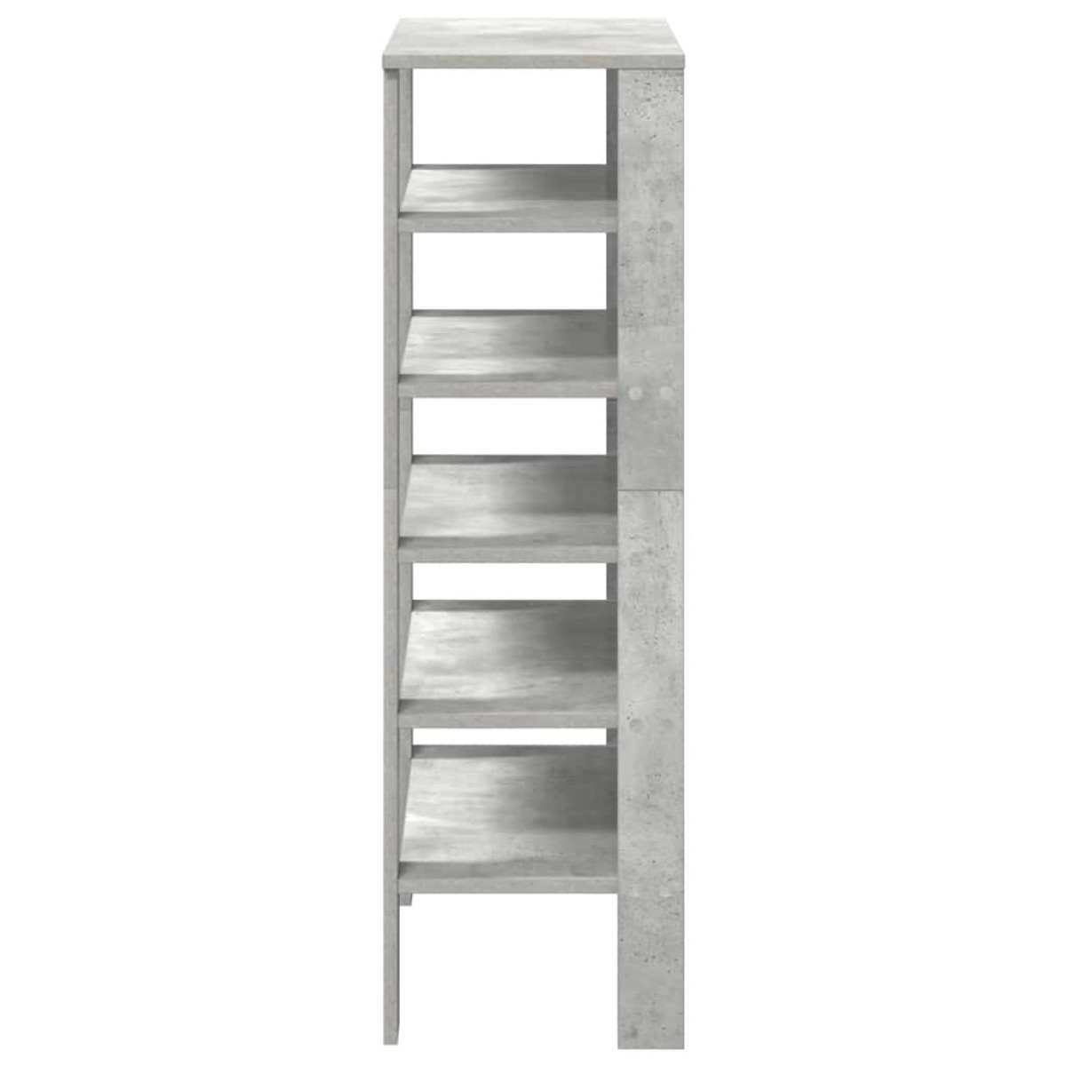 Ράφι παπουτσιών vidaXL Γκρι μπετόν 61x32x105 cm Κατασκευασμένο ξύλο
