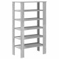 Ράφι παπουτσιών vidaXL Γκρι Sonoma 61x32x105 cm Κατασκευασμένο ξύλο