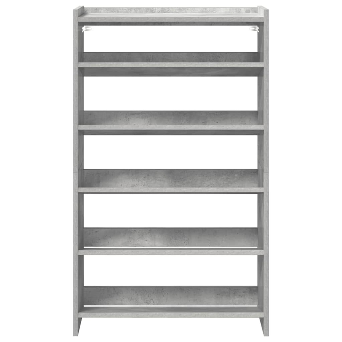 Ράφι παπουτσιών vidaXL Γκρι μπετόν 60x25x81 cm Κατασκευασμένο ξύλο
