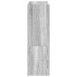 Ράφι παπουτσιών vidaXL Γκρι Sonoma 60x25x81 cm Κατασκευασμένο ξύλο