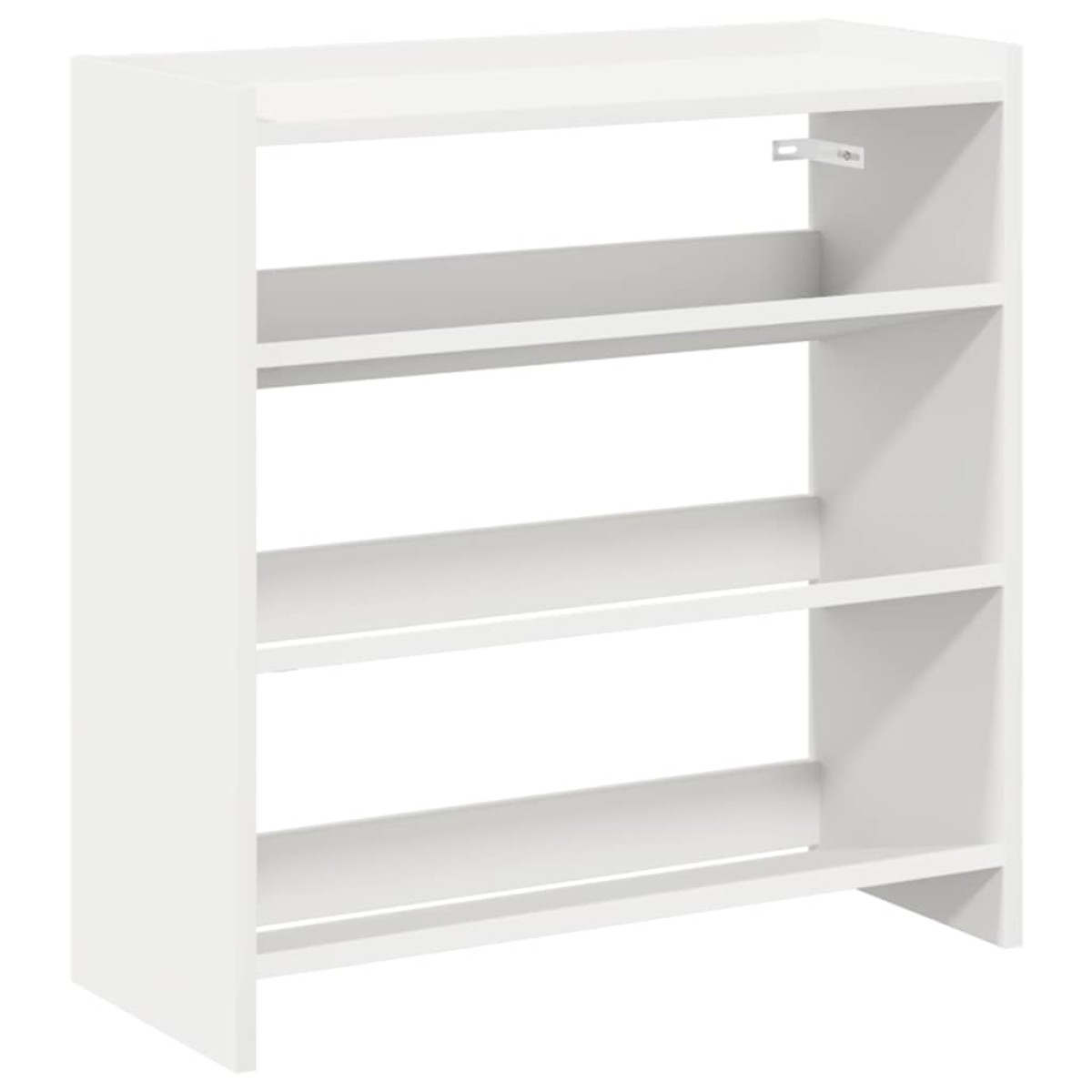 Ράφι παπουτσιών vidaXL Λευκό 60x25x62 cm Κατασκευασμένο ξύλο