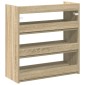 Ράφι παπουτσιών vidaXL Sonoma Oak 60x25x62 cm Κατασκευασμένο ξύλο