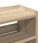 Ράφι παπουτσιών vidaXL Sonoma Oak 60x25x62 cm Κατασκευασμένο ξύλο