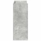 Ράφι παπουτσιών vidaXL Γκρι μπετόν 60x25x62 cm Κατασκευασμένο ξύλο