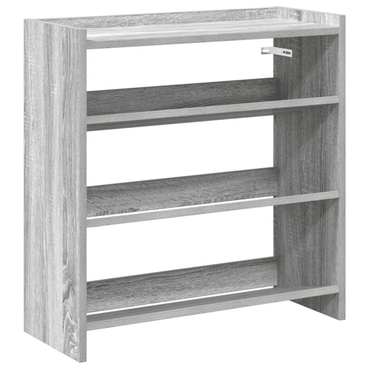 Ράφι παπουτσιών vidaXL Γκρι Sonoma 60x25x62 cm Κατασκευασμένο ξύλο