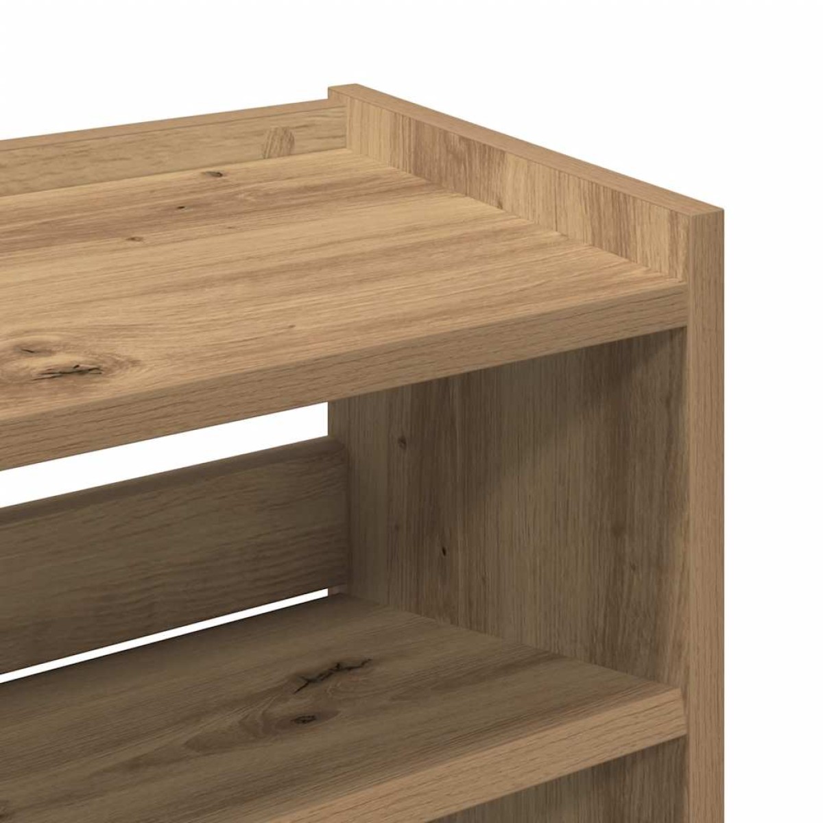 Ράφι παπουτσιών vidaXL Artisan Oak 60x25x62 cm Κατασκευασμένο ξύλο