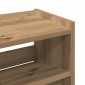 Ράφι παπουτσιών vidaXL Artisan Oak 60x25x62 cm Κατασκευασμένο ξύλο