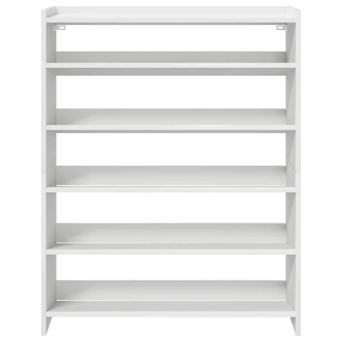 Ράφι παπουτσιών vidaXL Λευκό 80x25x100 cm Κατασκευασμένο ξύλο