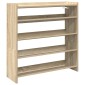 Ράφι παπουτσιών vidaXL Sonoma Oak 80x25x81 cm Κατασκευασμένο ξύλο