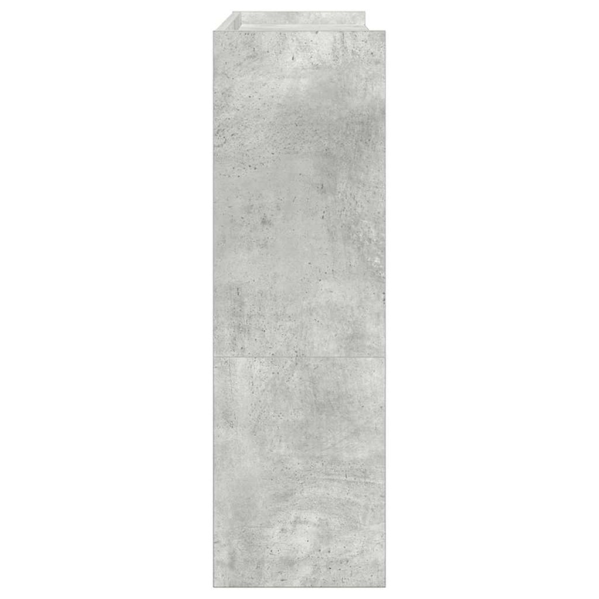 Ράφι παπουτσιών vidaXL Γκρι μπετόν 80x25x81 cm Κατασκευασμένο ξύλο