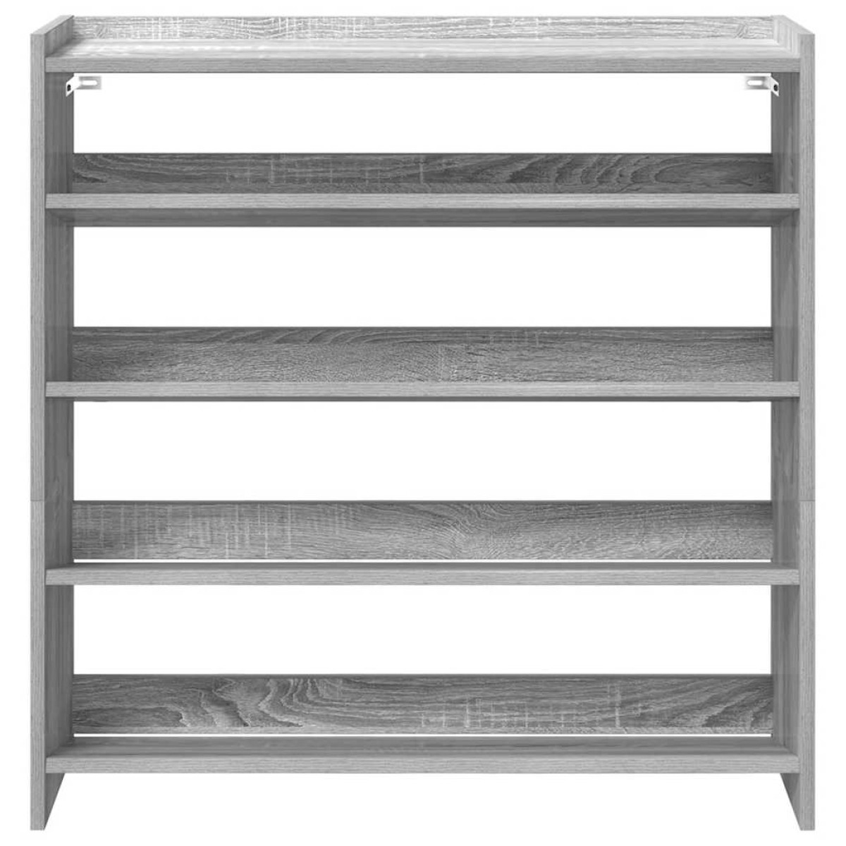 Ράφι παπουτσιών vidaXL Γκρι Sonoma 80x25x81 cm Κατασκευασμένο ξύλο