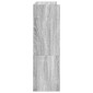Ράφι παπουτσιών vidaXL Γκρι Sonoma 80x25x81 cm Κατασκευασμένο ξύλο