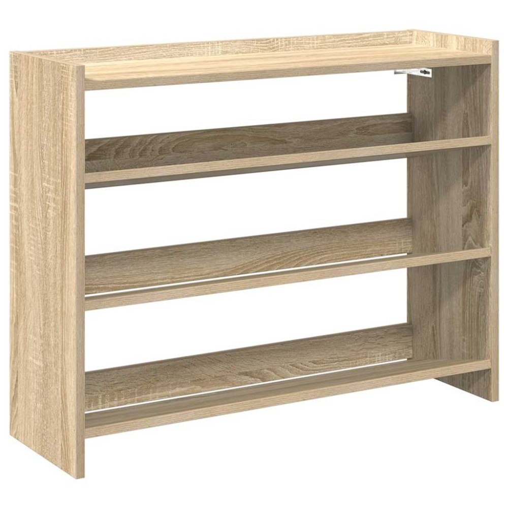 Ράφι παπουτσιών vidaXL Sonoma Oak 80x25x62 cm Κατασκευασμένο ξύλο