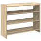 Ράφι παπουτσιών vidaXL Sonoma Oak 80x25x62 cm Κατασκευασμένο ξύλο