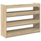Ράφι παπουτσιών vidaXL Sonoma Oak 80x25x62 cm Κατασκευασμένο ξύλο