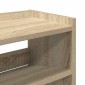 Ράφι παπουτσιών vidaXL Sonoma Oak 80x25x62 cm Κατασκευασμένο ξύλο