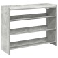 Ράφι παπουτσιών vidaXL Γκρι μπετόν 80x25x62 cm Κατασκευασμένο ξύλο