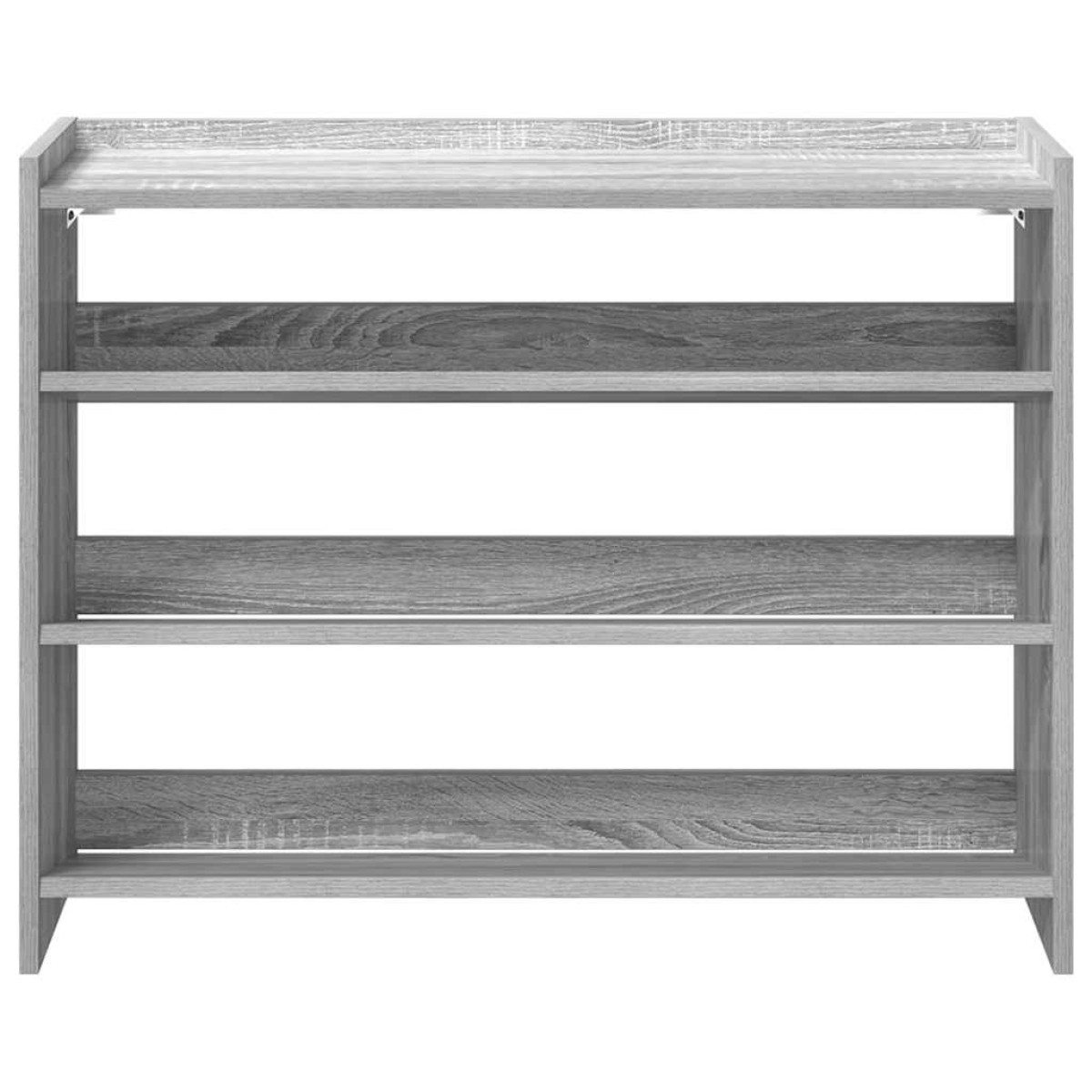 Ράφι παπουτσιών vidaXL Γκρι Sonoma 80x25x62 cm Κατασκευασμένο ξύλο