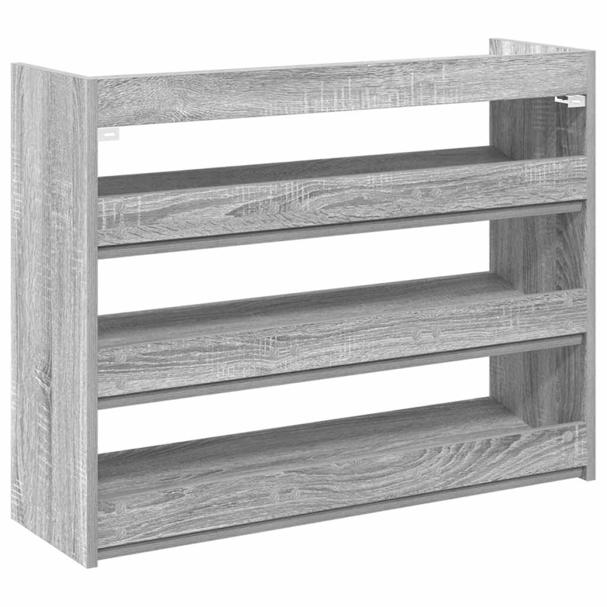 Ράφι παπουτσιών vidaXL Γκρι Sonoma 80x25x62 cm Κατασκευασμένο ξύλο