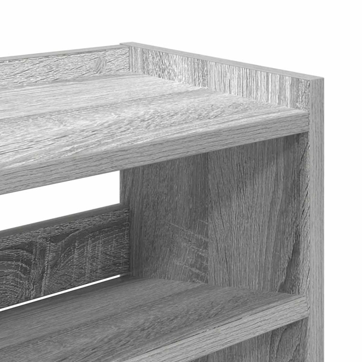Ράφι παπουτσιών vidaXL Γκρι Sonoma 80x25x62 cm Κατασκευασμένο ξύλο