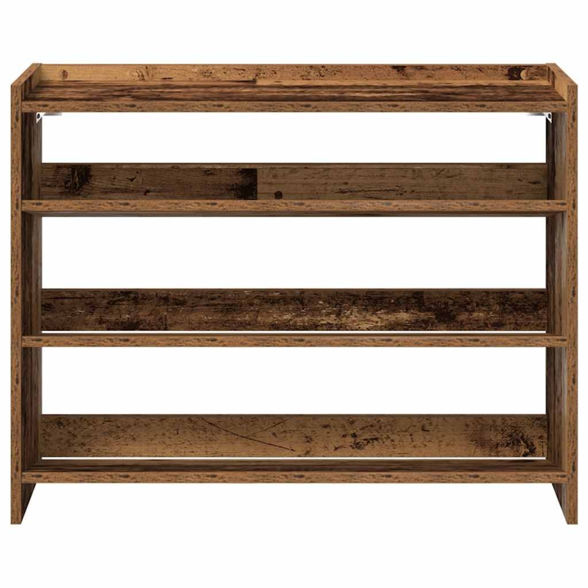 Ράφι παπουτσιών vidaXL Παλιό ξύλο 80x25x62 cm Κατασκευασμένο ξύλο