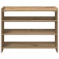 Ράφι παπουτσιών vidaXL Artisan Oak 80x25x62 cm Κατασκευασμένο ξύλο