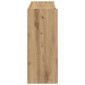 Ράφι παπουτσιών vidaXL Artisan Oak 80x25x62 cm Κατασκευασμένο ξύλο