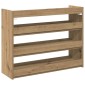 Ράφι παπουτσιών vidaXL Artisan Oak 80x25x62 cm Κατασκευασμένο ξύλο