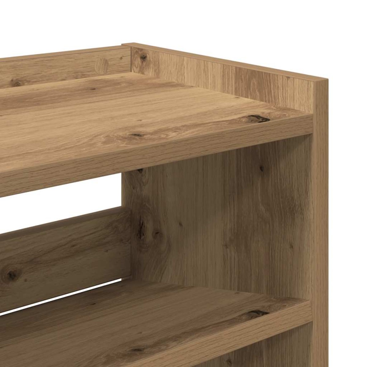 Ράφι παπουτσιών vidaXL Artisan Oak 80x25x62 cm Κατασκευασμένο ξύλο