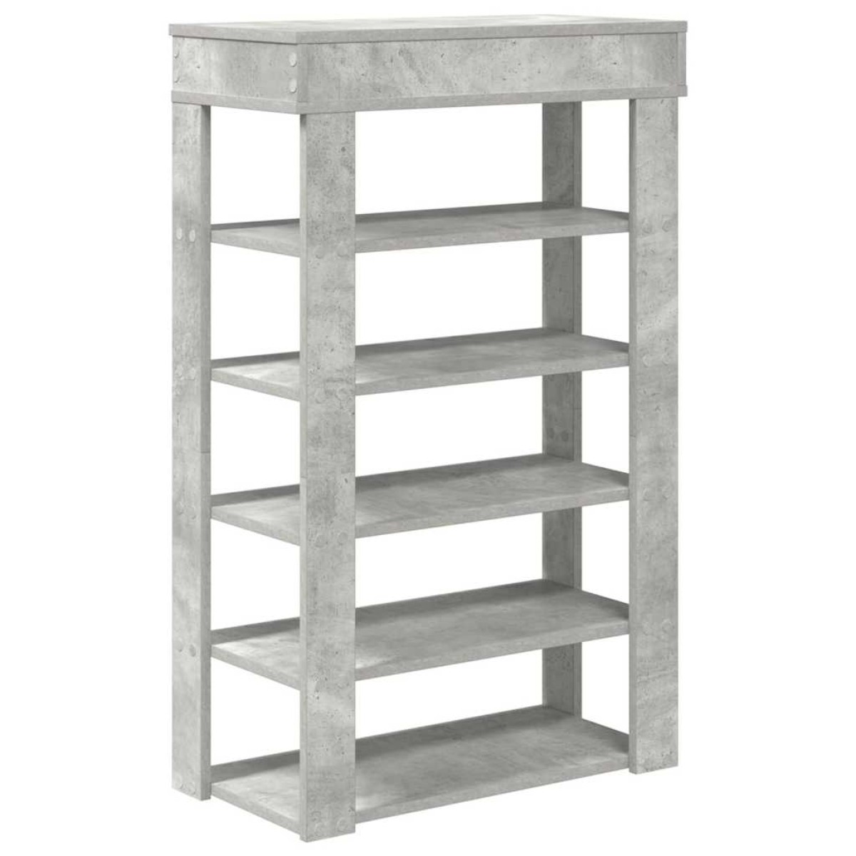 Ράφι παπουτσιών vidaXL Γκρι μπετόν 60x30x98 cm Κατασκευασμένο ξύλο