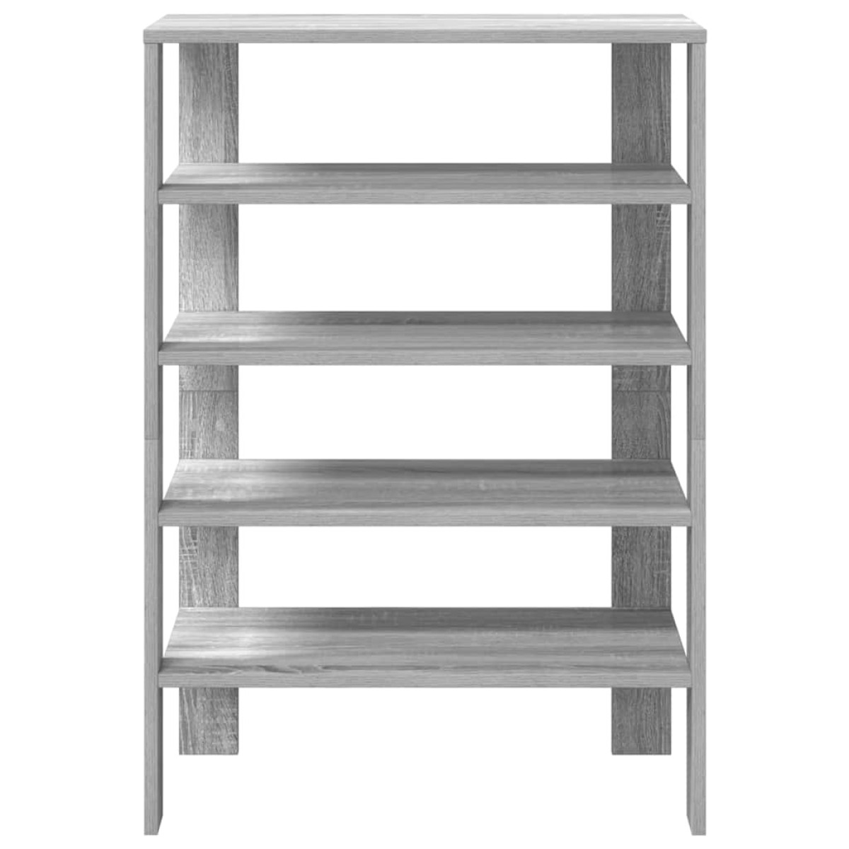 Ράφι παπουτσιών vidaXL Γκρι Sonoma 60x30x98 cm Κατασκευασμένο ξύλο
