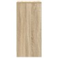 vidaXL Παπουτσοθήκη Sonoma Δρυς 29,5x34x76 εκ. από Επεξεργασμένο Ξύλο