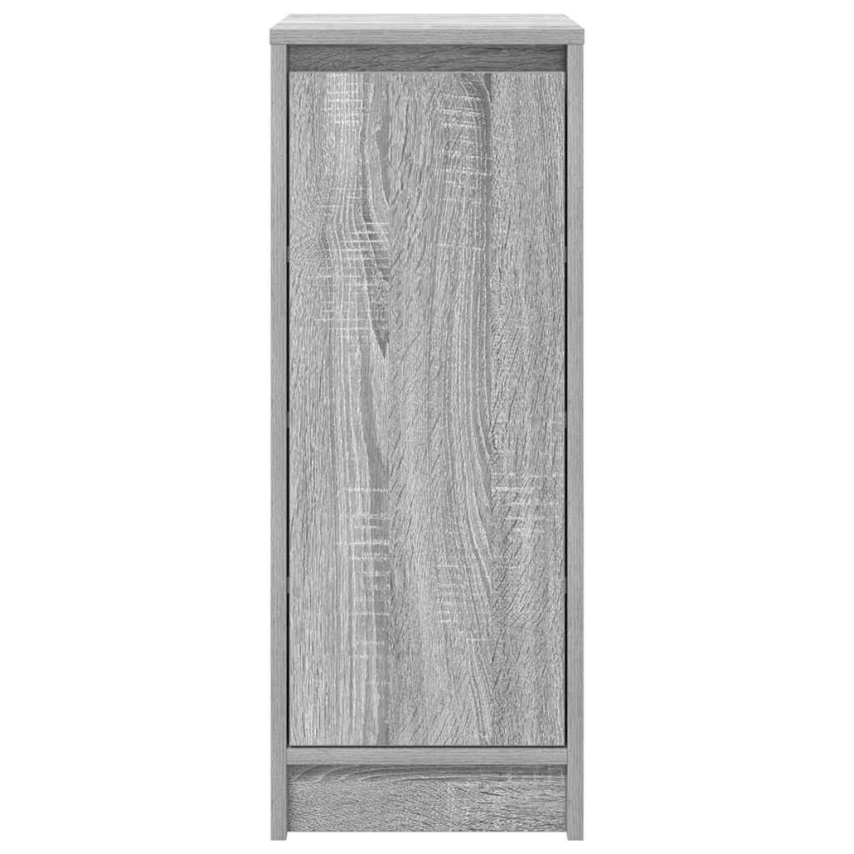 vidaXL Παπουτσοθήκη Γκρι Sonoma 29,5x34x76 εκ. Επεξεργασμένο Ξύλο