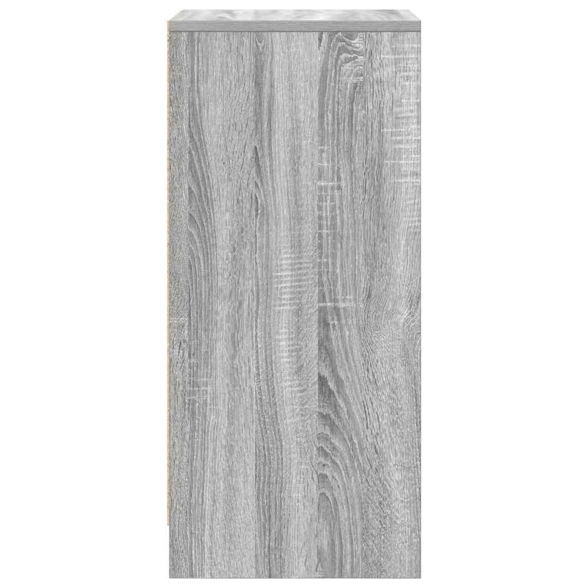 vidaXL Παπουτσοθήκη Γκρι Sonoma 29,5x34x76 εκ. Επεξεργασμένο Ξύλο