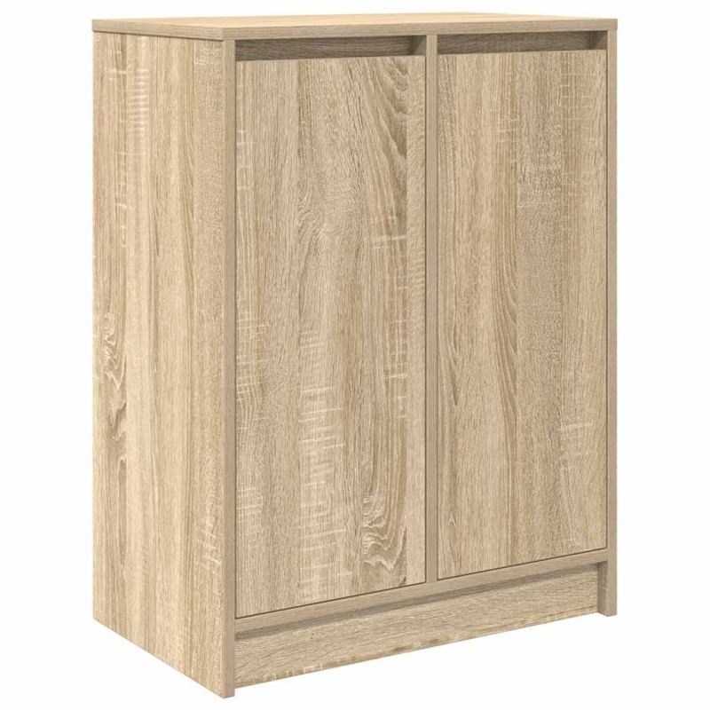 vidaXL Παπουτσοθήκη Sonoma Δρυς 57x34x76 εκ. από Επεξεργασμένο Ξύλο