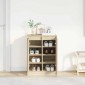 vidaXL Παπουτσοθήκη Sonoma Δρυς 57x34x76 εκ. από Επεξεργασμένο Ξύλο