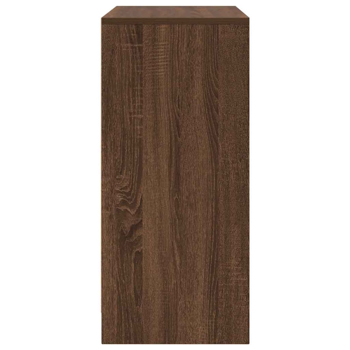 vidaXL Παπουτσοθήκη Καφέ Δρυς 57x34x76 εκ. από Επεξεργασμένο Ξύλο