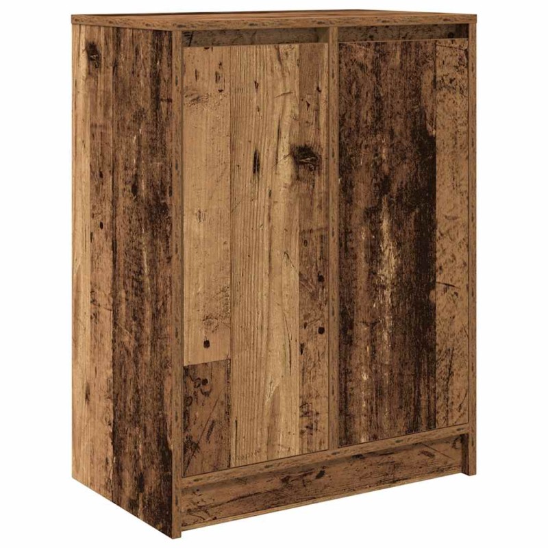 vidaXL Παπουτσοθήκη Όψη Παλαιού Ξύλου 57x34x76 εκ. Επεξ. Ξύλο