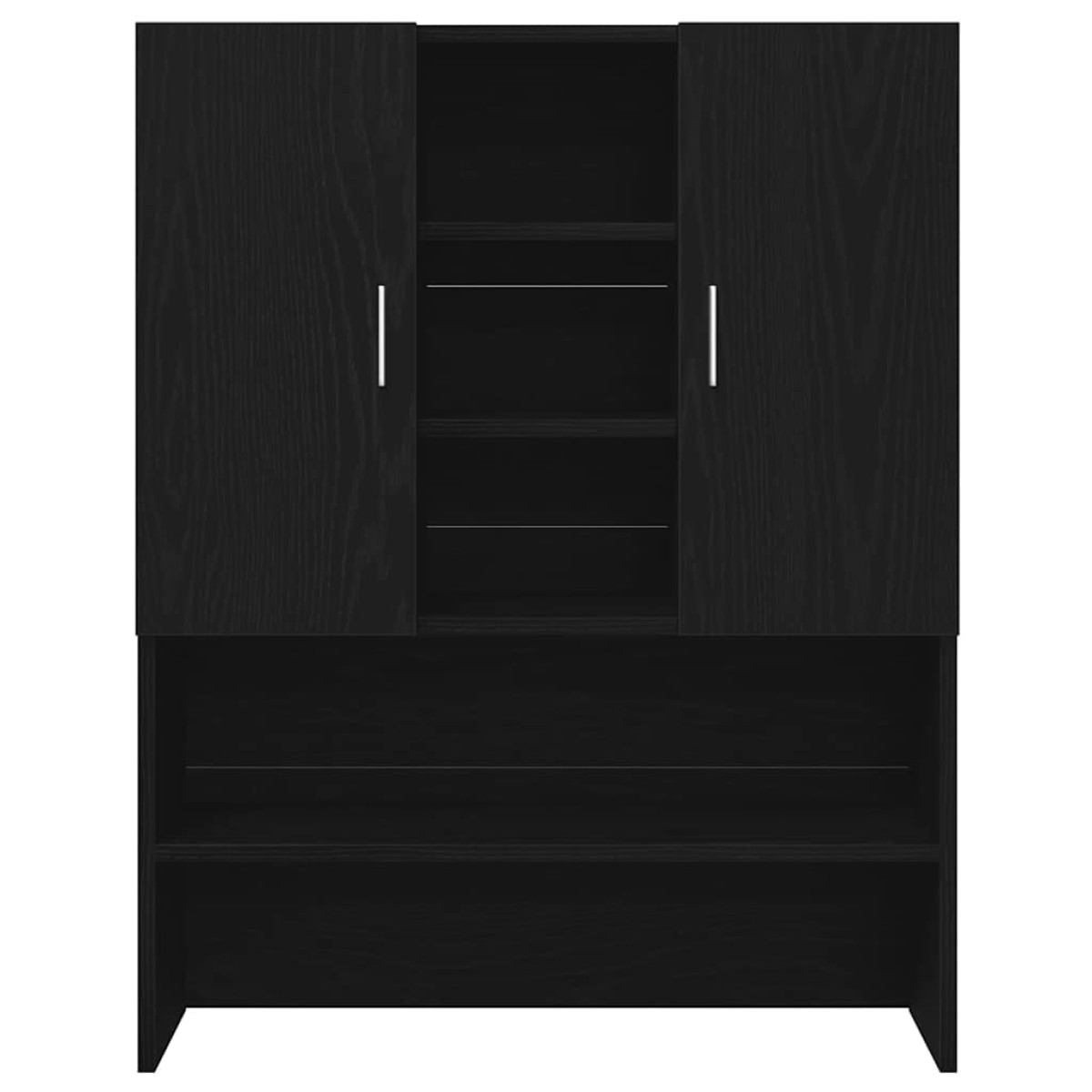 vidaXL Ντουλάπι Πλυντηρίου Μαύρη Δρυς 70,5 x 25,5 x 90 εκ.